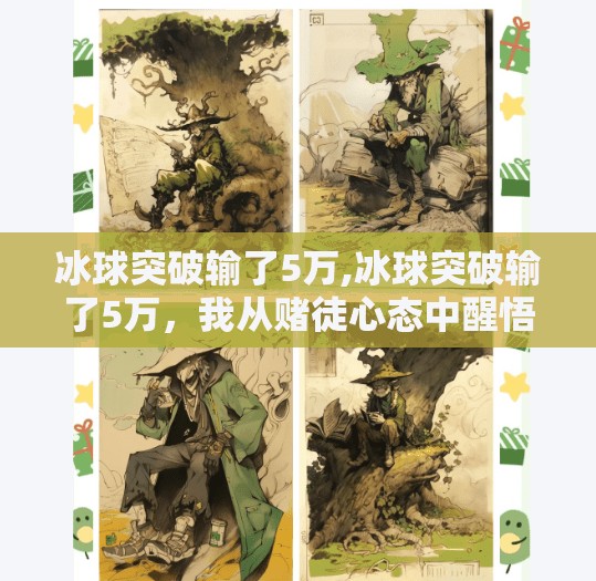 冰球突破输了5万,冰球突破输了5万，我从赌徒心态中醒悟了—人生最大的输家，不是输钱的人，而是输掉理智的人