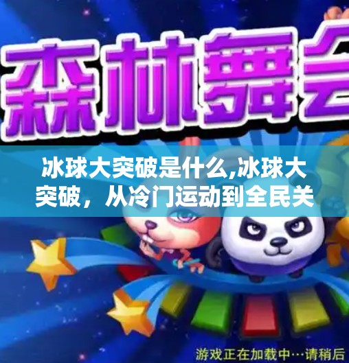 冰球大突破是什么,冰球大突破，从冷门运动到全民关注的逆袭之路