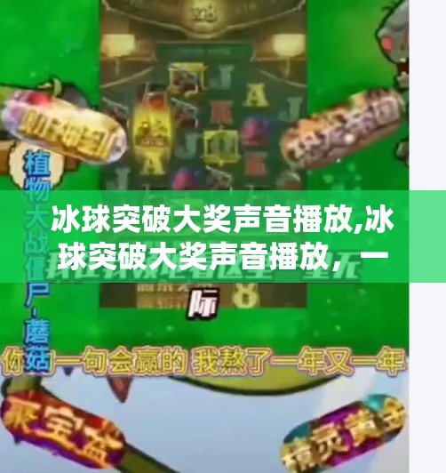 冰球突破大奖声音播放,冰球突破大奖声音播放,一场听觉与热血的碰撞,如何引爆观众情绪?