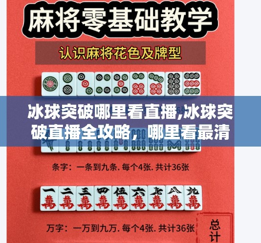 冰球突破哪里看直播,冰球突破直播全攻略，哪里看最清晰？这5个平台你一定要收藏！