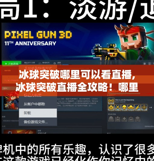 冰球突破哪里可以看直播,冰球突破直播全攻略!哪里看最清晰?这5个平台别错过!