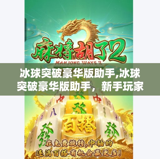 冰球突破豪华版助手,冰球突破豪华版助手，新手玩家的作弊神器还是游戏体验的隐形杀手？