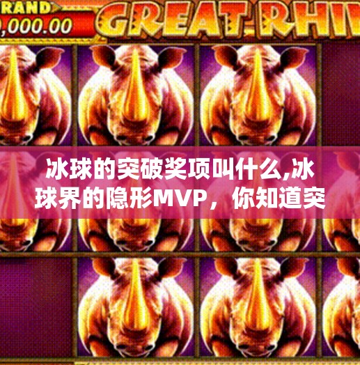冰球的突破奖项叫什么,冰球界的隐形MVP，你知道突破奖背后的故事吗？